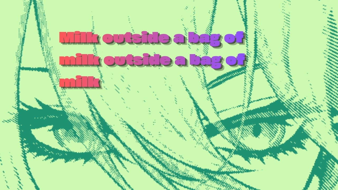 【Milk outside a bag of milk outside a bag of milk】サイケデリックな世界で正しくない世界を見つめる【バディ・カテドラル@魔犬VTuber】