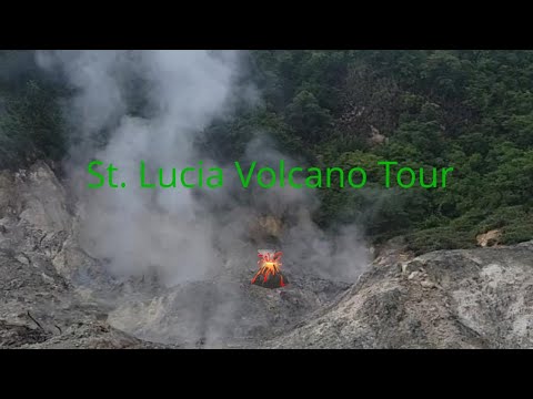 Soufriere Drive In Volcano Tour. Sulphur Springs St. Lucia. #travel #travelvlog #volcano #caribbean