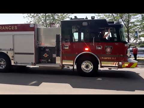 Fort Frances FD Pumper 11-1 at the 2023 Canada Day Parade