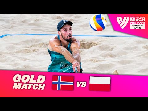 Mol, A./Sørum, C vs. Łosiak/ Bryl - Gold Match Highlights | Hamburg 2025 #BeachProTour