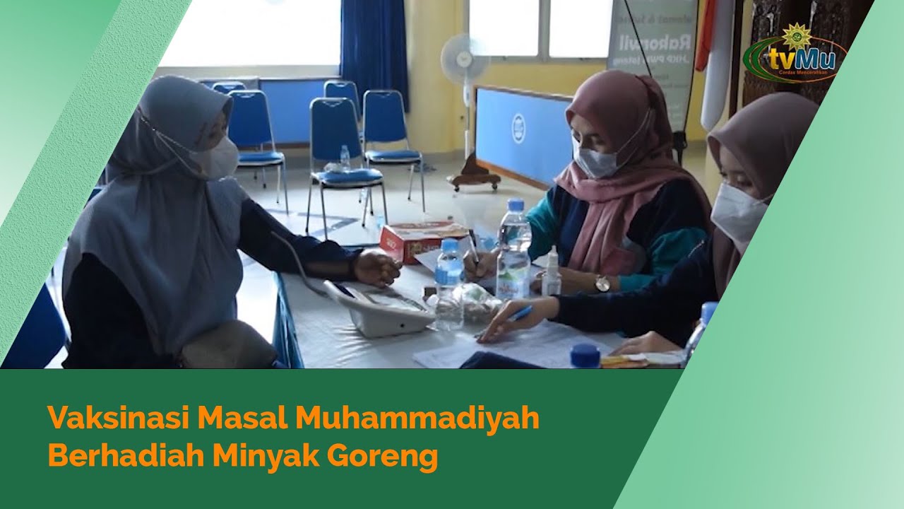 PDM Kota Semarang Gelar Vaksin Berhadiah Minyak Goreng