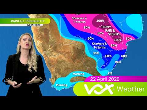 22 April 2026 | Vox Weather Forecast