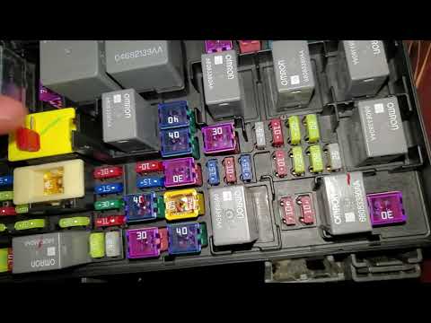 2013 Town and Country AC Fuses, Heater Fuses, Blower Motor Fuses Relays