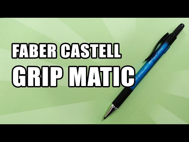Vídeo relacionado con Faber-Castell 137754 - Portaminas Grip Matic - Sky Blue - 0,7mm