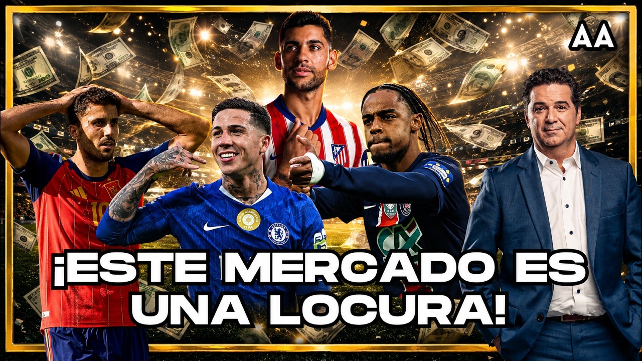 ¡MERCADO EN LLAMAS! Rodri, Enzo, Barcola, Cuti Romero, Ferran y más novedades | Andrés Agulla