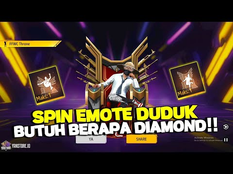 SPIN EMOTE PARTY EMOTE DUDUK OLD!! HABIS BERAPA DM BUAT DAPETIN + BOCORAN BUNDLE POKER
