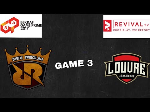 Game 3 RRQ vs LOUVRE (Mobile Legend BEKRAF GAME PRIME) - RevivalTV
