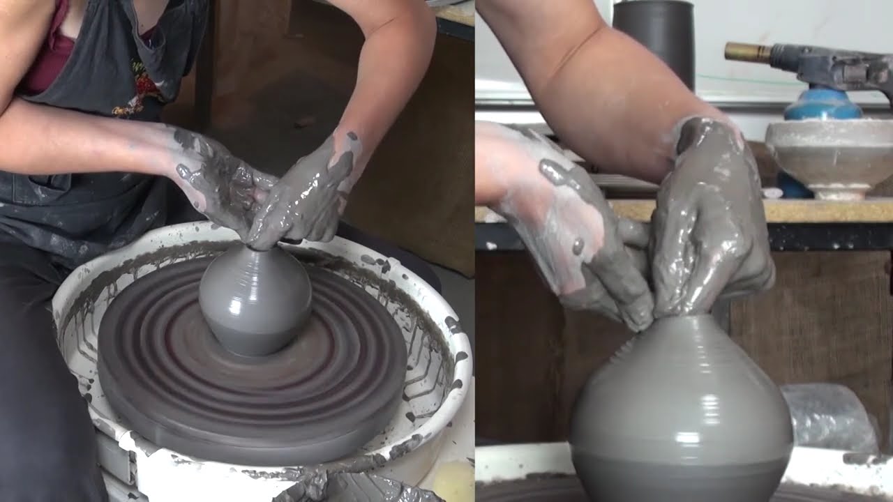 TOURNAGE : TECHNIQUE DE BASE / BOULE FORME FERMÉE