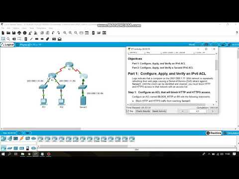 4.3.2.6- Packet Tracer  - Configuring IPv6 ACLs