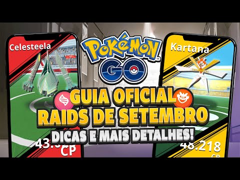 Guia OFICIAL de Raids - CELESTEELA, KARTANA & MEGA AGGRON! | Pokémon GO