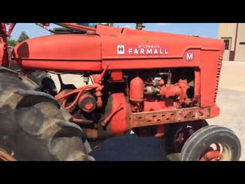 1941 International Harvester Farmall M 4.1 L Gas Engine 33 Hp 5 Speed Power Steering Single Remote