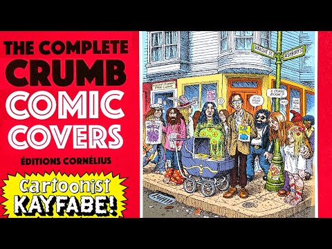 ALL of Robert CRUMB's Comic Covers! A MASTER Class on Drawing, Lettering, Cartooning, & Creativity!