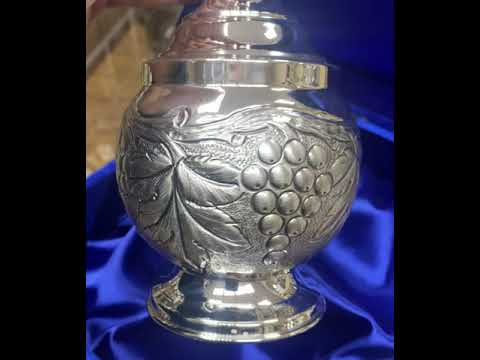 Графин серебряный «Виноград», гр048