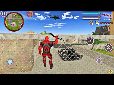 Deadpool Rope Hero Vice Town Crime Simulator #5 - Android Gameplay