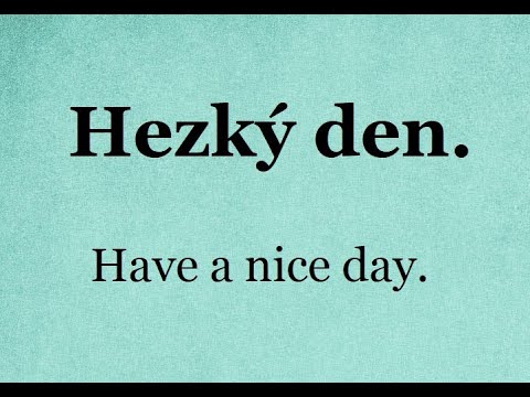 Learn Czech / The Most basic 50 Czech phrases for absolute beginners