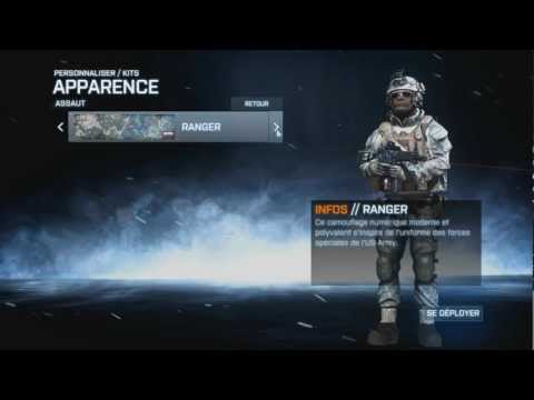 comment debloquer camouflage arme bf3