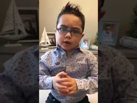 Cea mai frumoasa poezie spusa de un copil crestin💋