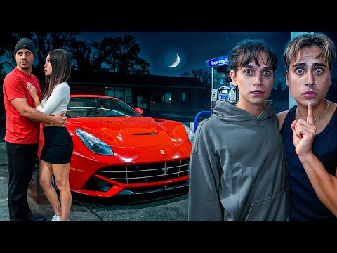 We Caught Our Brother Sneaking Out With the FERRARI at 3AM…