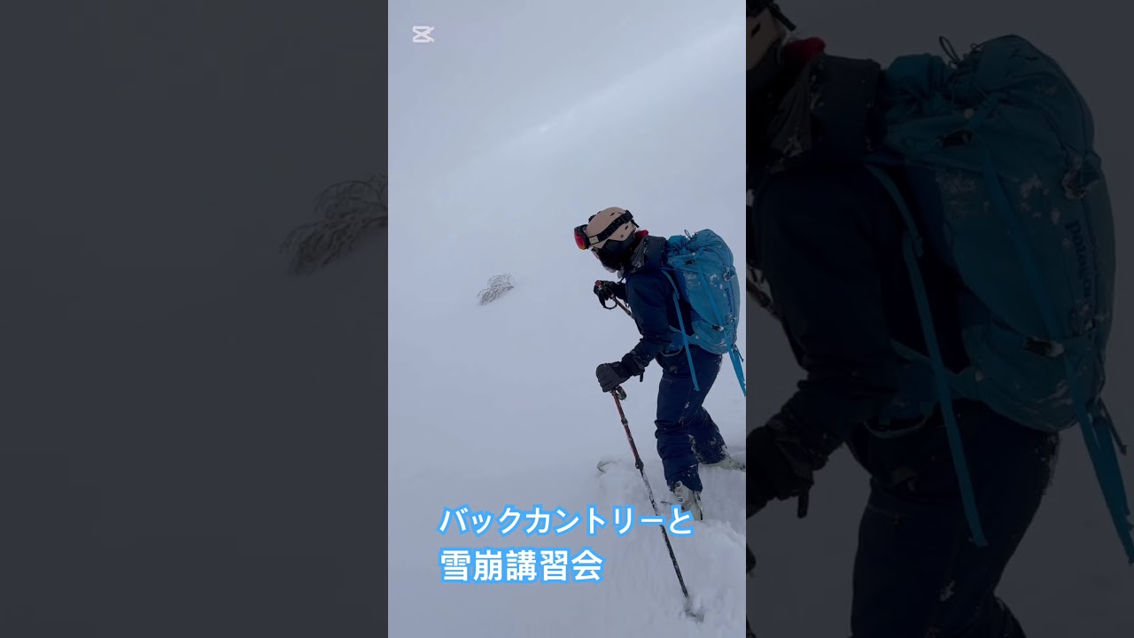バックカントリーと雪崩講習をニセコでしてきました #パウダースノー #バックカントリー