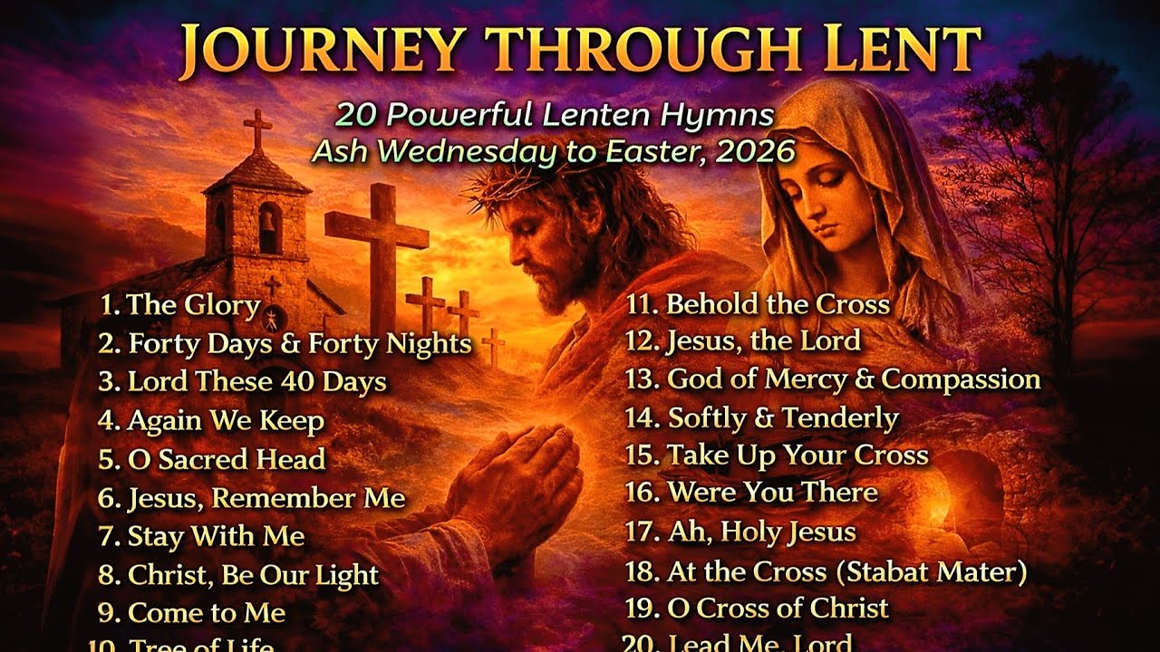 Journey Through Lent 2026 🌿 20 Powerful Lenten Hymns & Passion Songs | Ash Wednesday to Easter