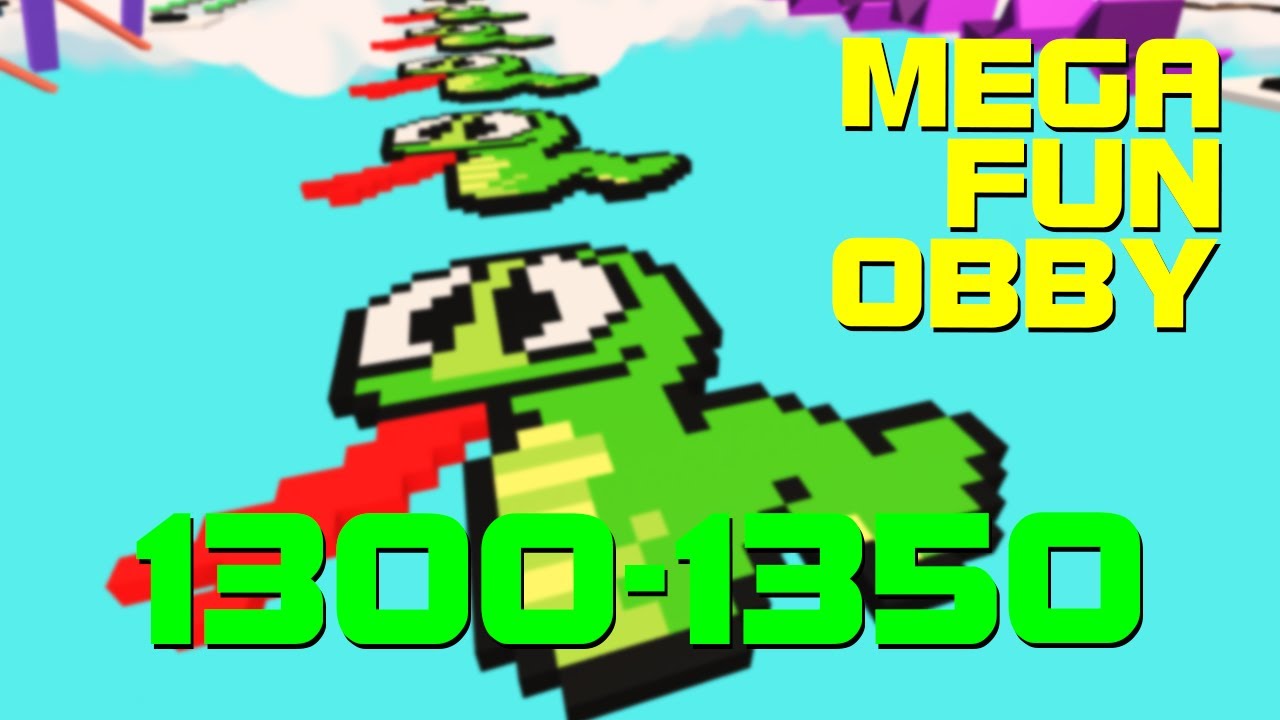 ROBLOX REMOVING GAMES?? | Mega Fun Obby Ep. 27! [Stages 1300-1350]
