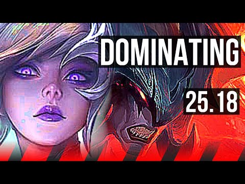 AKALI vs AATROX (TOP) | 7 solo kills, 45k DMG, Dominating | KR Master | 25.18