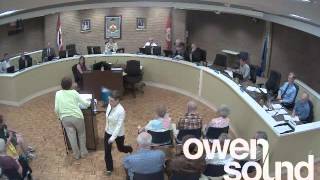 preview picture of video 'City of Owen Sound May 26, 2014 Council Meeting'