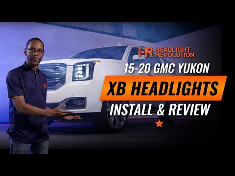 256% Brighter Headlights for your 2015 - 2020 GMC Yukon Morimoto XB LED Headlight Install and Review