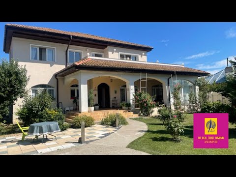 Vila superba in stil mediteranean Saftica- Corbeanca-  COMISION 0. — Video