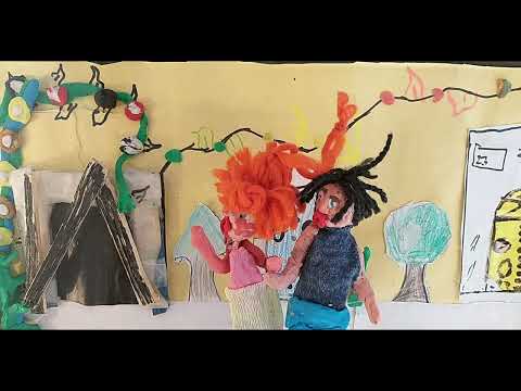 Atelier création d'un film d'animation de Nada Dagdoug avec les enfants de l'école primaire de la Hafsia - médina de Tunis, 2020-2021