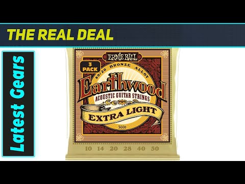 Ernie Ball Earthwood Extra Light 80/20 Bronze: Bright Tone, Easy Play!