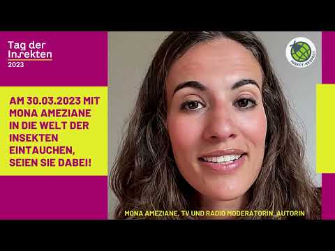 Tag der Insekten 2023 Online-Auftakt mit. Mona Ameziane