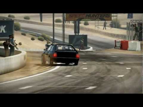 NFS Shift 2 Unleashed: Audi Sport Quattro 1983 on Willow Springs International Park Horse Thief Mile