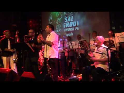 Danny Morales performing with Mambo lebron at S.O.B. salsa y control