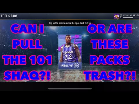 ENORMOUS APRIL FOOLS PACK OPENING IN NBA LIVE MOBILE 19! Video