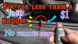 Jeep Grand Cherokee Dodge Ram Chrysler 300 Hood Ajar remote start doesn't work  fix for less than $1