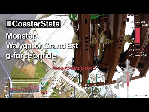 Monster g-force onride - Walygator Grand Est [4K 60FPS][B-Stock]