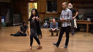 Dartmouth Tango Class on "Giros" (turns) with Mariano Logiudice & Guillermina Quiroga
