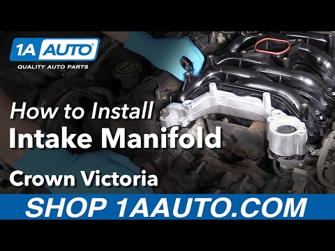 How to Replace Intake Manifold 98-07 Ford Crown Victoria Video