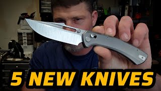 5 New Knives From 5 Different Companies