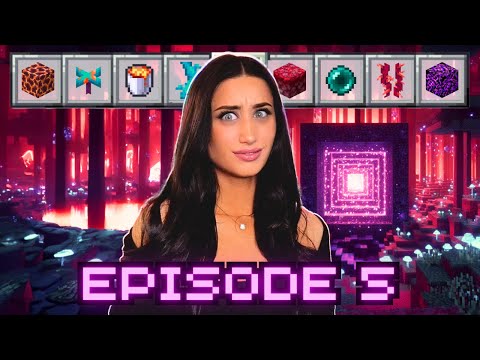 Exploring THE NETHER... Episode #5 (Minecraft Survival Series)