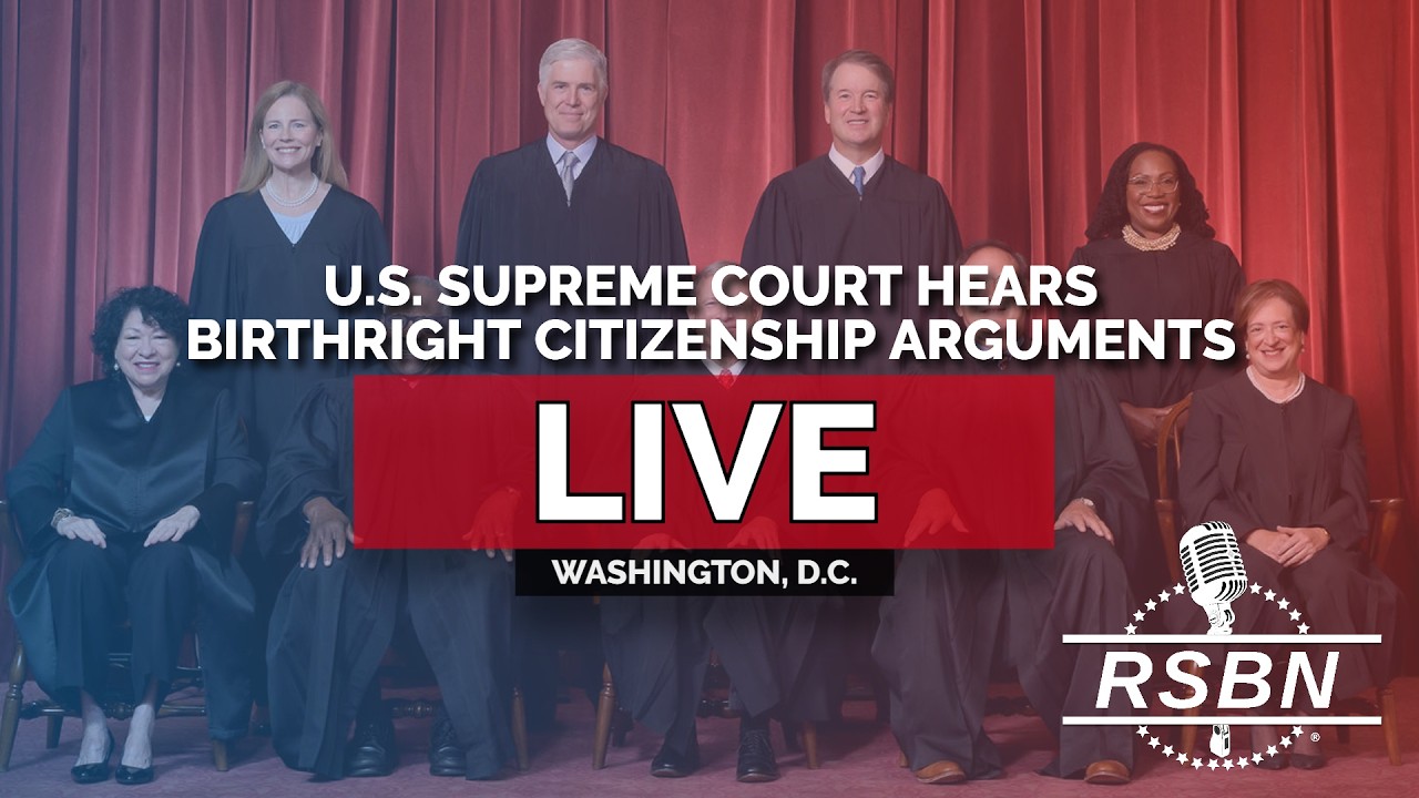 LIVE: U.S. Supreme Court Hears Birthright Citizenship Arguments - 4/1/26