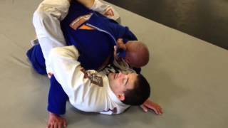 Bjj "renzo" choke lapel variation from guard