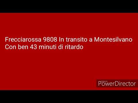 Frecciarossa in transito a Montesilvano + strombazzata