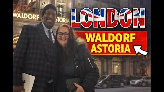 London Waldorf Hilton Hotel & Room Tour AND seeing Phantom of the Opera 🎭 at His
