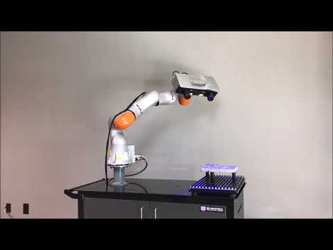 Kuka iiwa robot 3D scanning with Zeiss sensor