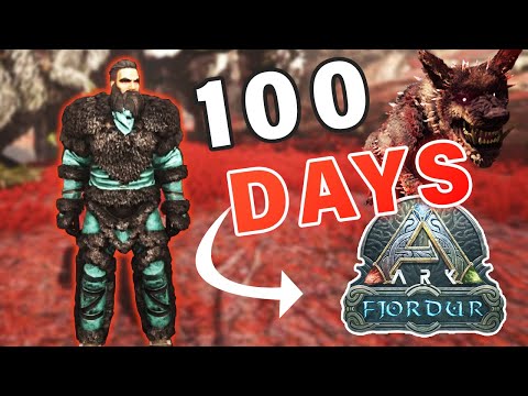 I have 100 DAYS to Beat the 7 Bosses on Fjordur map ► Ark Fjordur