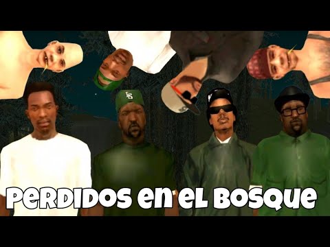 CJ y sus amigos se pierden en el bosque GTA san andreas android 