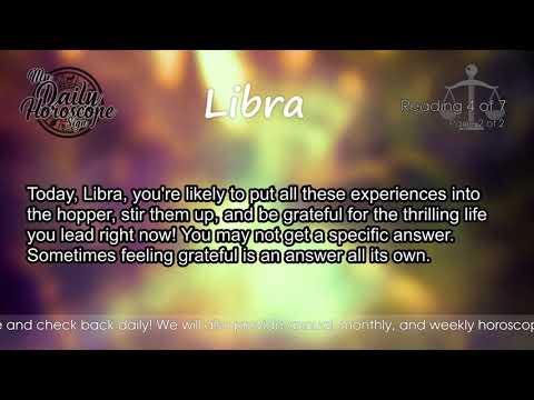 Libra's Daily Horoscope for Tuesday July 17th, 2018