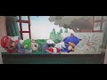 Mario Luigi Sonic And Silver Yawning Sleep Tight Everybody And Then Sleeps Together